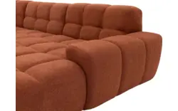 Goossens excellent loungebank kubus bruin stof - 8234718-gespiegeld-02