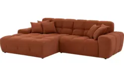 Goossens excellent loungebank kubus bruin stof - 8234718-goossens-excellent-kubus-bank-stof-oranje-01