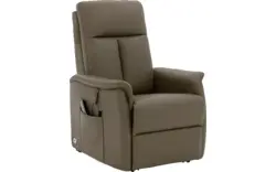 Goossens relaxstoel troyes groen leer - 8234735-goossens-troyes-fauteuil-leer-01