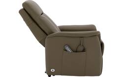 Goossens relaxstoel troyes groen leer - 8234735-goossens-troyes-fauteuil-leer-01