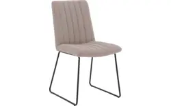 Stof grof geweven beige