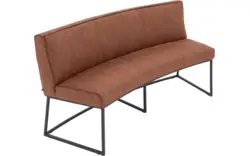 Goossens excellent eetbank tom bruin micro leer - 8234783-goossens-excellent-tom-eetkamerstoel-micro-leer-bruin-01