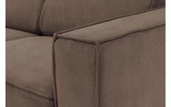 Goossens loungebank hercules bruin microvezel - 8235101-goossens-hercules-bank-microvezel-bruin-01