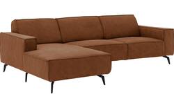 Goossens loungebank hercules bruin microvezel - 8235102-goossens-hercules-bank-microvezel-bruin-01