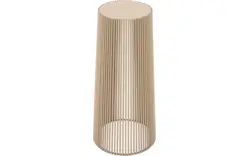Goossens excellent opbergrek rosa beige metaal - 8235200-goossens-excellent-rosa-kleinmeubel-metaal-01