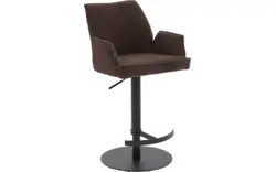 Goossens barkruk laurens bruin stof - 8235254-goossens-laurens-barstoel-stof-01
