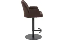 Goossens barkruk laurens bruin stof - 8235254-goossens-laurens-barstoel-stof-01