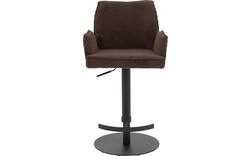 Goossens barkruk laurens bruin stof - 8235254-goossens-laurens-barstoel-stof-01