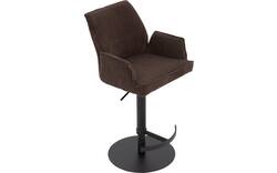 Goossens barkruk laurens bruin stof - 8235254-goossens-laurens-barstoel-stof-01