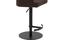 Goossens barkruk laurens bruin stof - 8235254-goossens-laurens-barstoel-stof-01
