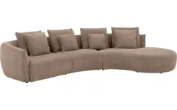 Goossens loungebank fay bruin stof - 8235461-goossens-fay-bank-stof-bruin-01