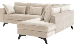 Goossens hoeksalon chambre beige stof - 8235556-goossens-chambre-bank-stof-bruin-01