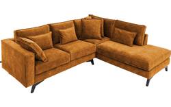 Goossens hoeksalon chambre geel stof - 8235561-goossens-chambre-bank-stof-geel-01