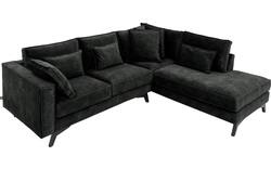 Goossens hoeksalon chambre zwart stof - 8235564-goossens-chambre-bank-stof-zwart-01