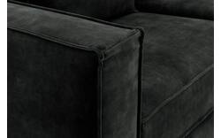 Goossens hoeksalon chambre zwart stof - 8235564-goossens-chambre-bank-stof-zwart-01