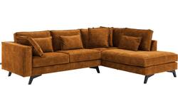 Goossens hoeksalon chambre bruin stof - 8235570-goossens-chambre-bank-stof-bruin-01