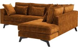 Goossens hoeksalon chambre bruin stof - 8235570-goossens-chambre-bank-stof-bruin-01