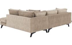 Goossens hoeksalon chambre beige stof - 8235571-goossens-chambre-bank-stof-bruin-01