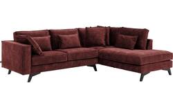 Goossens hoeksalon chambre rood stof - 8235572-goossens-chambre-bank-stof-rood-01