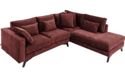Goossens hoeksalon chambre rood stof - 8235572-goossens-chambre-bank-stof-rood-01