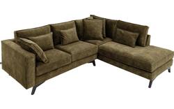 Goossens hoeksalon chambre groen stof - 8235574-goossens-chambre-bank-stof-groen-01