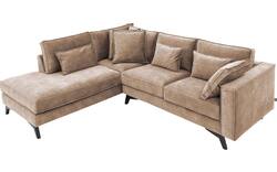 Goossens hoeksalon chambre bruin stof - 8235582-goossens-chambre-bank-stof-bruin-01