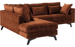 Goossens hoeksalon chambre bruin stof - 8235585-goossens-chambre-bank-stof-bruin-01
