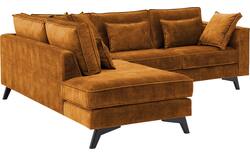 Goossens hoeksalon chambre geel stof - 8235586-goossens-chambre-bank-stof-geel-01