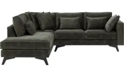 Goossens hoeksalon chambre groen stof - 8235588-goossens-chambre-bank-stof-groen-01