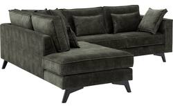 Goossens hoeksalon chambre groen stof - 8235588-goossens-chambre-bank-stof-groen-01