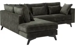 Goossens hoeksalon chambre groen stof - 8235588-goossens-chambre-bank-stof-groen-01