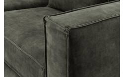 Goossens hoeksalon chambre groen stof - 8235588-goossens-chambre-bank-stof-groen-01