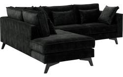 Goossens hoeksalon chambre zwart stof - 8235589-goossens-chambre-bank-stof-zwart-01