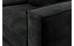 Goossens hoeksalon chambre zwart stof - 8235589-goossens-chambre-bank-stof-zwart-01