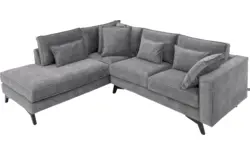 Goossens hoeksalon chambre grijs stof - 8235592-goossens-chambre-bank-stof-grijs-01