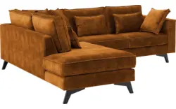 Goossens hoeksalon chambre bruin stof - 8235595-goossens-chambre-bank-stof-bruin-01