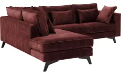 Goossens hoeksalon chambre rood stof - 8235597-goossens-chambre-bank-stof-rood-01