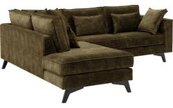Goossens hoeksalon chambre groen stof - 8235599-goossens-chambre-bank-stof-groen-01