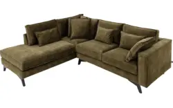 Goossens hoeksalon chambre groen stof - 8235599-goossens-chambre-bank-stof-groen-01