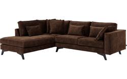 Goossens hoeksalon chambre bruin stof - 8235601-goossens-chambre-bank-stof-bruin-01