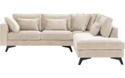 Goossens hoeksalon chambre beige stof - 8235606-goossens-chambre-bank-stof-bruin-01