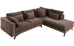 Goossens hoeksalon chambre bruin stof - 8235608-goossens-chambre-bank-stof-bruin-01