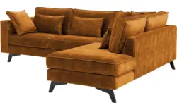 Goossens hoeksalon chambre geel stof - 8235611-goossens-chambre-bank-stof-geel-01