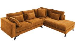 Goossens hoeksalon chambre geel stof - 8235611-goossens-chambre-bank-stof-geel-01