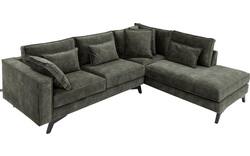 Goossens hoeksalon chambre groen stof - 8235613-goossens-chambre-bank-stof-groen-01