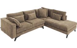 Goossens hoeksalon chambre bruin stof - 8235619-goossens-chambre-bank-stof-bruin-01