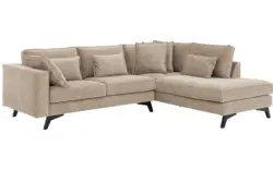 Goossens hoeksalon chambre beige stof - 8235621-goossens-chambre-bank-stof-bruin-01