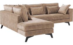Goossens hoeksalon chambre bruin stof - 8235632-goossens-chambre-bank-stof-bruin-01