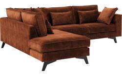 Goossens hoeksalon chambre bruin stof - 8235635-goossens-chambre-bank-stof-bruin-01