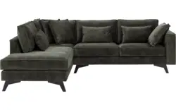 Goossens hoeksalon chambre groen stof - 8235638-goossens-chambre-bank-stof-groen-01